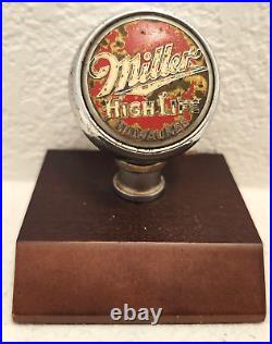 Miller High Life Milwaukee Beer Tap Knob Handle Vintage