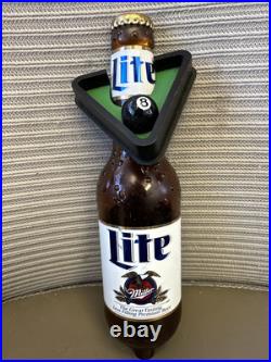 Miller Lite 8 Ball Pool Tapper Beer Tap Handle! Vintage Very Rare Wow