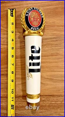 Miller Lite Beer Tap Handle Knob Keg Draft Bar Topper Brewing Kegerator Pilsner