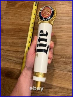 Miller Lite Beer Tap Handle Knob Keg Draft Bar Topper Brewing Kegerator Pilsner