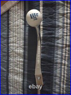 Miller Lite Brewing Co Beer Tap Handle Rare Car 5 Speed Racing Stick Shift