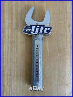 Miller Lite Wrench Beer Tap Handle Figural Miller Racing New Old Stock NIB