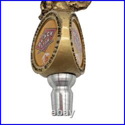Minott's Black Star Beer Tap Handle Horse Rider Figural Breweriana Draft Knob