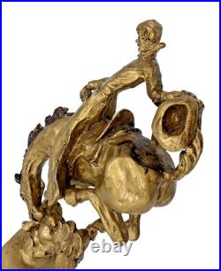 Minott's Black Star Beer Tap Handle Horse Rider Figural Breweriana Draft Knob Minott's Black Star Beer Tap Handle Horse Rider Figural Breweriana Draft Knob