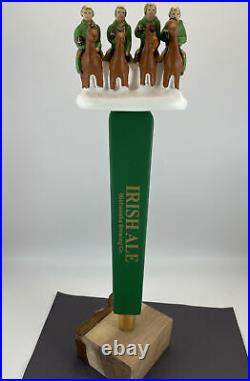 Mishawaka Four Horsemen Irish Ale Beer Tap Handle Figural Horse Beer Tap Handle