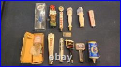 Mixed Lot of 12 Beer Tap Handles Narragansett Bud Coors Miller