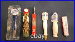 Mixed Lot of 12 Beer Tap Handles Narragansett Bud Coors Miller