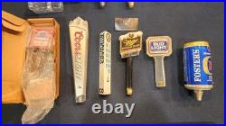 Mixed Lot of 12 Beer Tap Handles Narragansett Bud Coors Miller