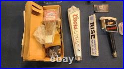 Mixed Lot of 12 Beer Tap Handles Narragansett Bud Coors Miller
