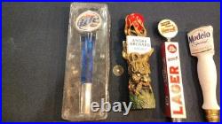 Mixed Lot of 12 Beer Tap Handles Narragansett Bud Coors Miller