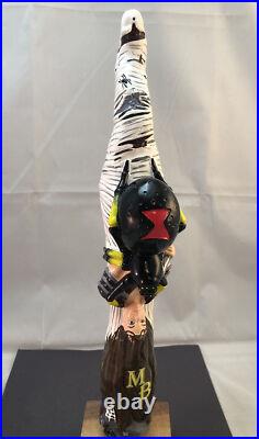 Moddy Brew Black Widow Stout Beer Tap Handle Figural Girl Beer Tap Handle