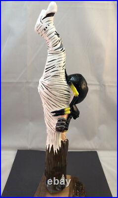 Moddy Brew Black Widow Stout Beer Tap Handle Figural Girl Beer Tap Handle