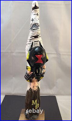 Moddy Brew Black Widow Stout Beer Tap Handle Figural Girl Beer Tap Handle Spider