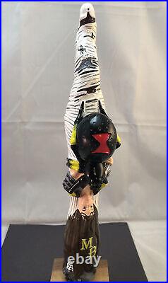 Moddy Brew Black Widow Stout Beer Tap Handle Figural Girl Beer Tap Handle Spider
