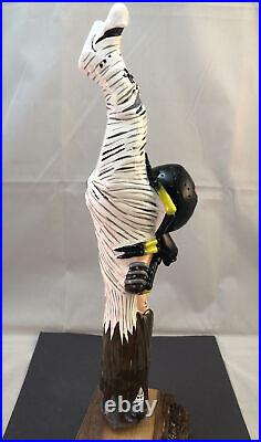 Moddy Brew Black Widow Stout Beer Tap Handle Figural Girl Beer Tap Handle Spider