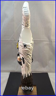 Moddy Brew Black Widow Stout Beer Tap Handle Figural Girl Beer Tap Handle Spider