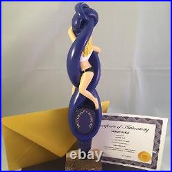 Moddy Brew Deep Troubles Blonde Ale Beer Tap Handle Figural Girl Beer Tap Handle