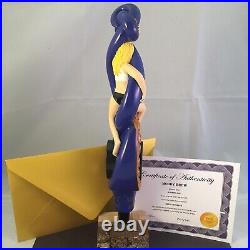 Moddy Brew Deep Troubles Blonde Ale Beer Tap Handle Rare Figural Girl Tap Handle