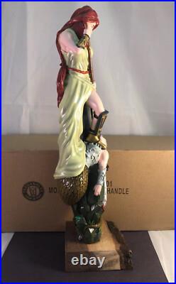 Moddy Brew Gorgon Conquest Red Ale Beer Tap Figural Girl Beer Tap Handle