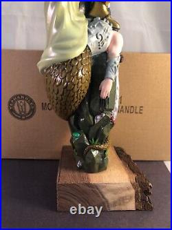 Moddy Brew Gorgon Conquest Red Ale Beer Tap Handle Rare Figural Girl Tap Handle