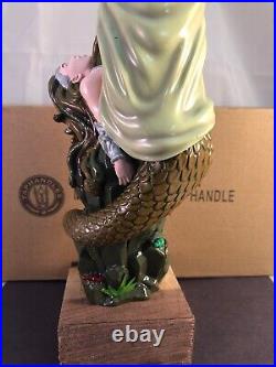 Moddy Brew Gorgon Conquest Red Ale Beer Tap Handle Rare Figural Girl Tap Handle