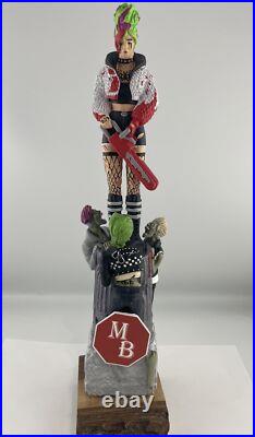 Moddy Brew Last Bite Lager Beer Tap Handle Figural Girl Beer Tap Handle