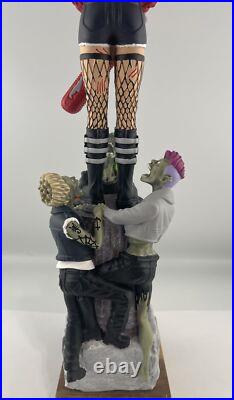 Moddy Brew Last Bite Lager Beer Tap Handle Figural Girl Beer Tap Handle