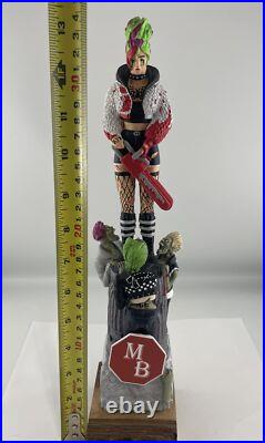 Moddy Brew Last Bite Lager Beer Tap Handle Figural Girl Beer Tap Handle