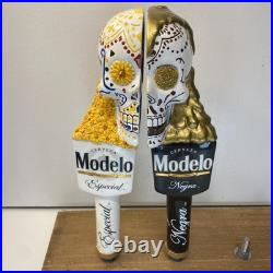 Modelo Dual Tap Handles Negra & Especial Dia De Los Muertos Half Skulls WithChips