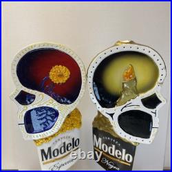 Modelo Dual Tap Handles Negra & Especial Dia De Los Muertos Half Skulls WithChips