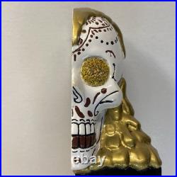 Modelo Dual Tap Handles Negra & Especial Dia De Los Muertos Half Skulls WithChips