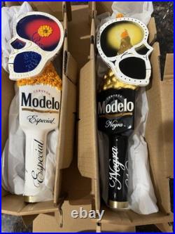 Modelo Dual Tap Handles Negra and Especial Dia DeLosMuertos Half Skulls 12BNIB