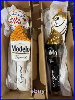 Modelo Dual Tap Handles Negra and Especial Dia DeLosMuertos Half Skulls 12BNIB