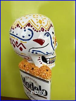 Modelo Especial BEER Tap Handle Sugar Skull Dia de los Muertos 10 MEXICO BAR