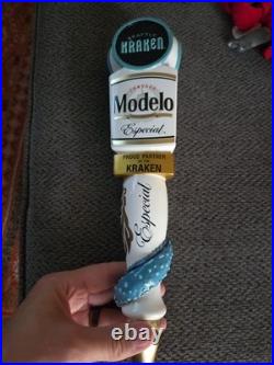 Modelo Especial Beer Tap Keg Handle SEATTLE KRAKEN! Inaugural 2021