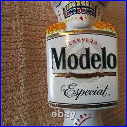 Modelo Especial Day Of The Dead Sugar Skull 10 Beer Tap Handle Muertos New