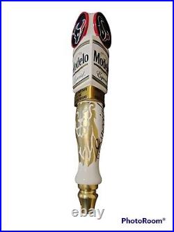 Modelo Especial Houston Texans Beer Tap Handle 13 Tall Rare Excellent Condition