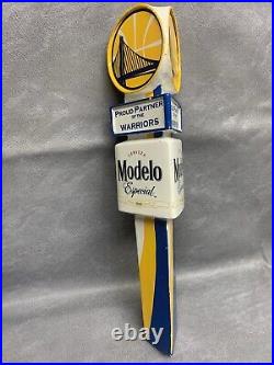 Modelo Especial RARE Beer Tap Handle Golden State Warriors 11.5 Kegerator