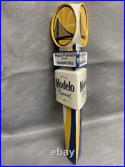 Modelo Especial RARE Beer Tap Handle Golden State Warriors 11.5 Kegerator