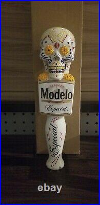 Modelo Especial Sugar Skull Beer Tap Handle
