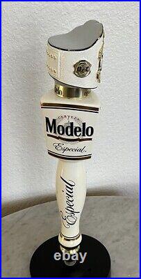 Modelo Especial Ufc Draft Beer Bar Tap Handle White Gold Mma Belt Mancave 13