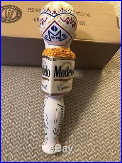 Modelo Especial White Sugar Skull Day Of The Dead 10 Beer Tap Handle-NEW IN BOX