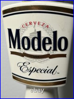 Modelo Especial x UFC Draft Beer Bar Tap Handle White & Gold MMA 13.5