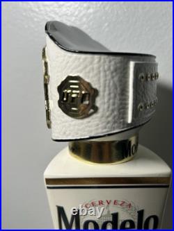 Modelo Especial x UFC Draft Beer Bar Tap Handle White & Gold MMA 13.5