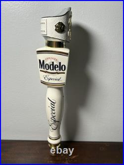 Modelo Especial x UFC Draft Beer Bar Tap Handle White & Gold MMA 13.5