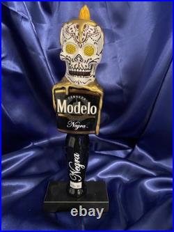 Modelo Negra 11 Skull Day Of The Dead Beer Draft Tap Handle New No Box