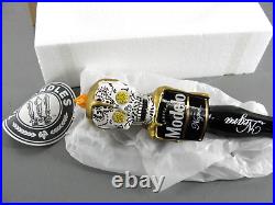 Modelo Negra Beer Day Of The Dead Sugar Skull Candle Short 8 Bar Tap Handle Nib