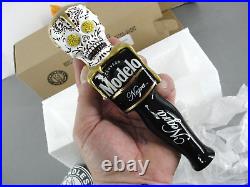 Modelo Negra Beer Day Of The Dead Sugar Skull Candle Short 8 Bar Tap Handle Nib