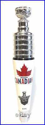 Molson Canadian Beer NHL Stanley Cup Tap Handle New In Box & F/S -12 Tall