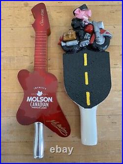 Molson Canadian Electric Guitar Beer Tap Handle Plus Extra Tap